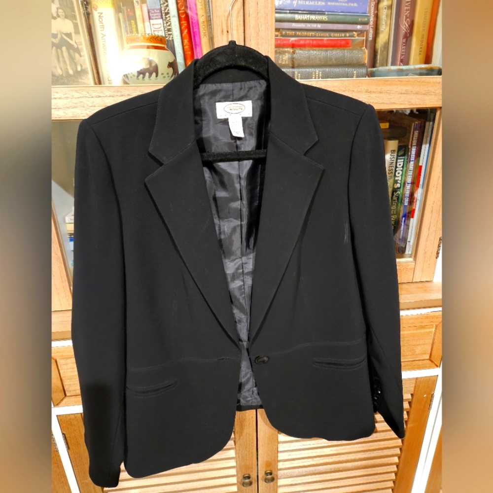 Talbots Tailored Black Jacket